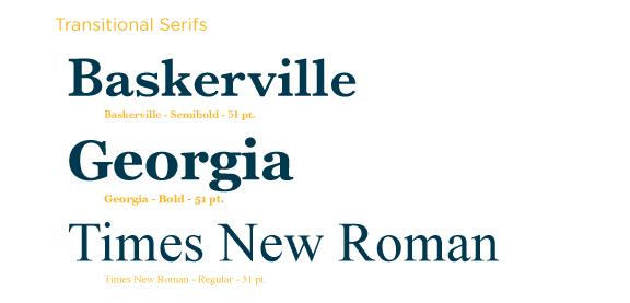 Transitional | Serif Fonts: The Type You Never Knew You Needed | Unravel SEO